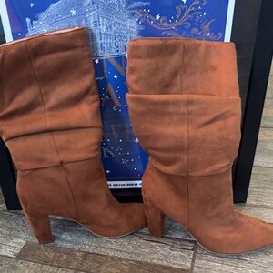 NWT Banana Republic Vegan Suede Slouchy Boots